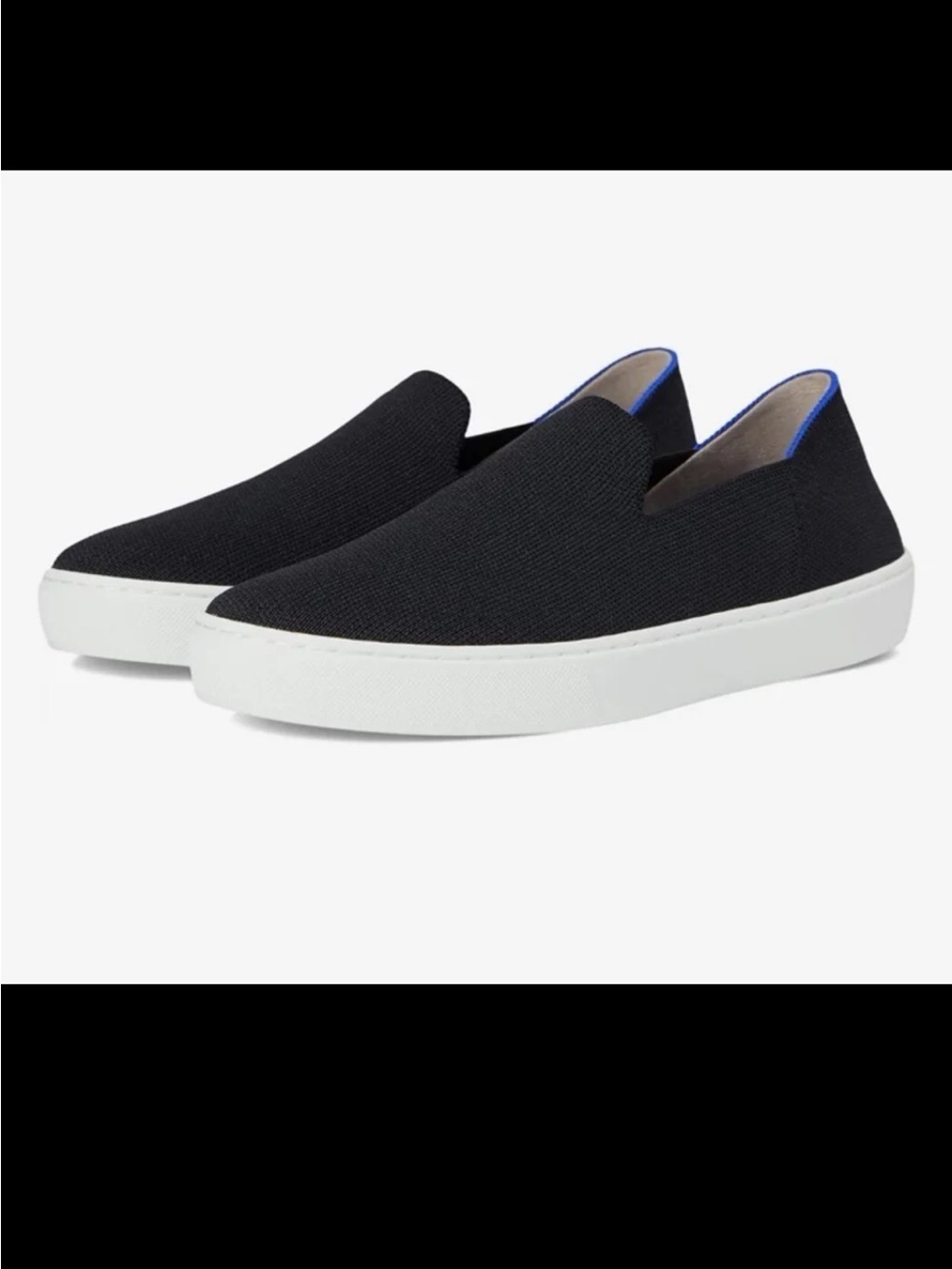 Rothy’s The Original Slip On Sneaker in Black Women’s size 9 or Men’s size 7.5